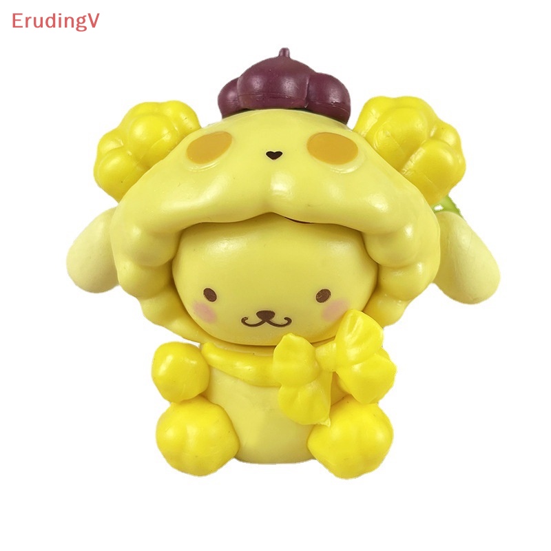 Bộ 6 Mô Hình Nhân Vật Cinnamoroll Kuromi KT Mini Bằng Pvc