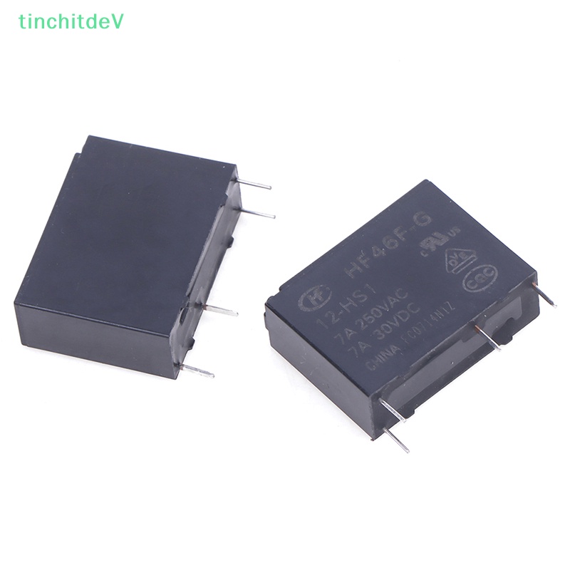 Rơ Le HF46F - G-5 / 12 / 24 - HS1 - HS1T 7A 5A 4Pin 250Vdc DC5V 12V 24V HF46F-1