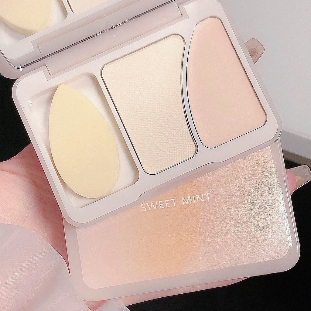 Kem Che Khuyết Điểm Có Độ Bóng Cao Dưỡng Ẩm Làm Sáng Da SWEETMINT