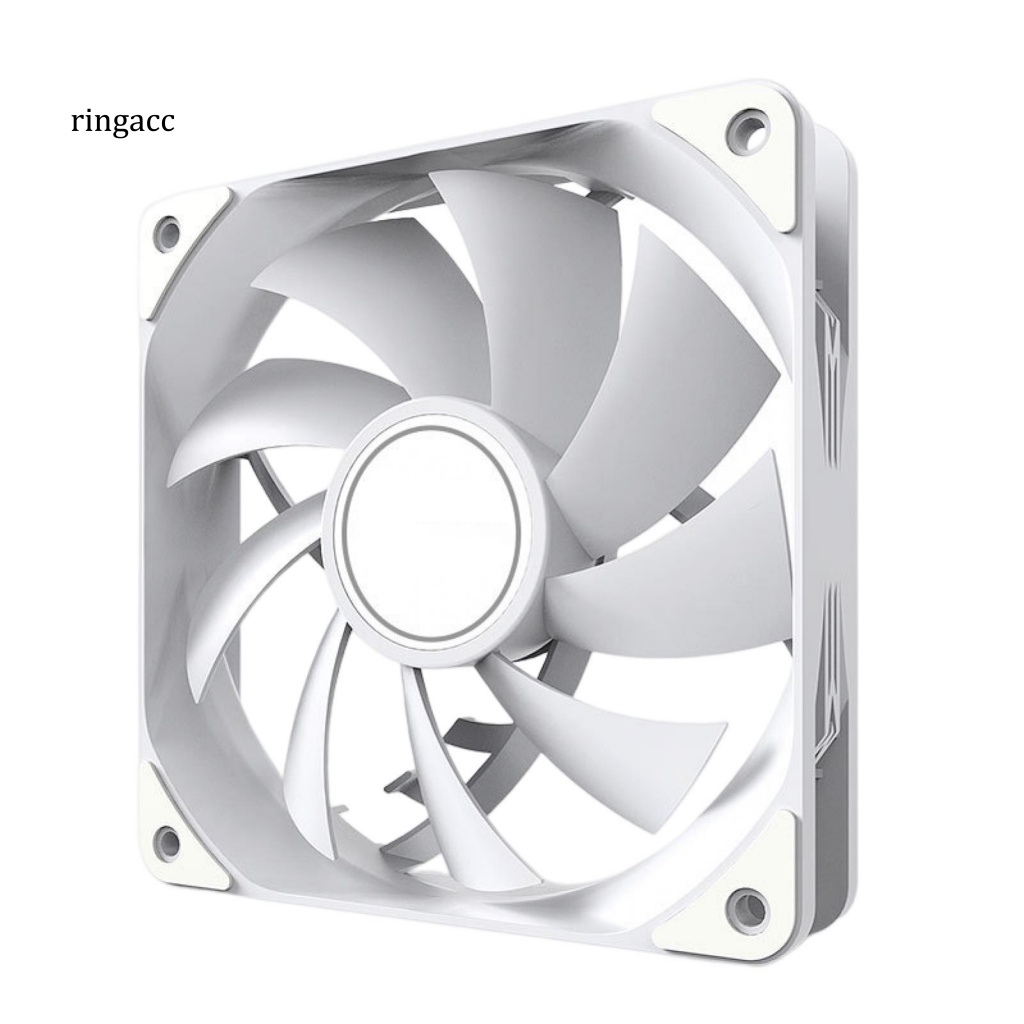 Quạt Tản Nhiệt 12cm PWM 4Pin 1800RPM 9 Cánh Ít Tiếng Ồn Tiện Dụng Cho Máy Tính Văn Phòng