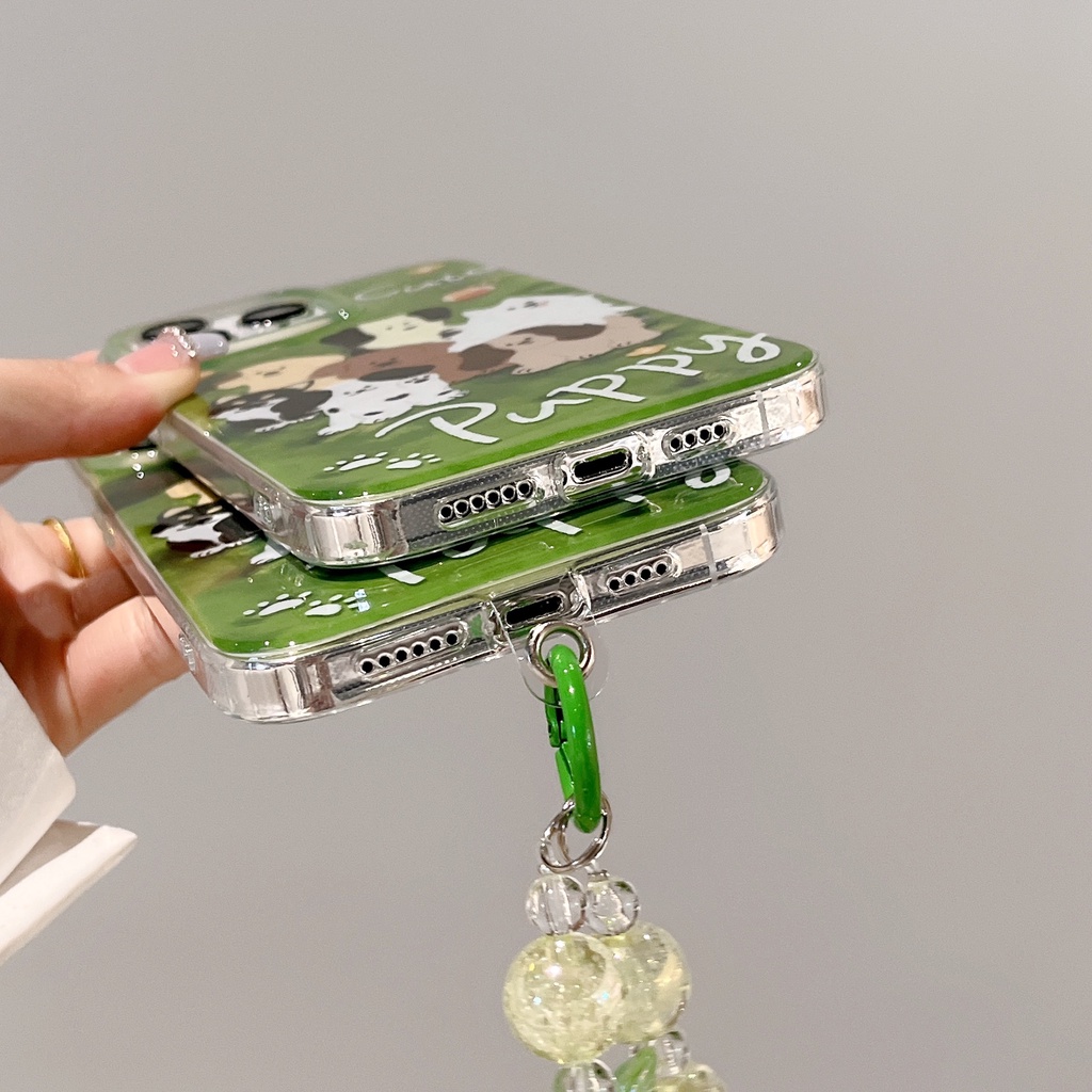 Ốp Điện Thoại IMD Hai Mặt Chống Sốc Kèm Dây Đeo Cho Apple IPhone 14 13 12 11 Pro Max