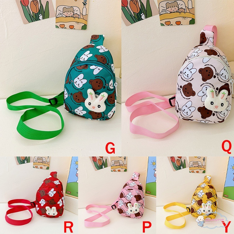 Túi Đeo Chéo Ngực Nhỏ Họa Tiết Hoạt Hình Tinh Tế Cho Bé Gái