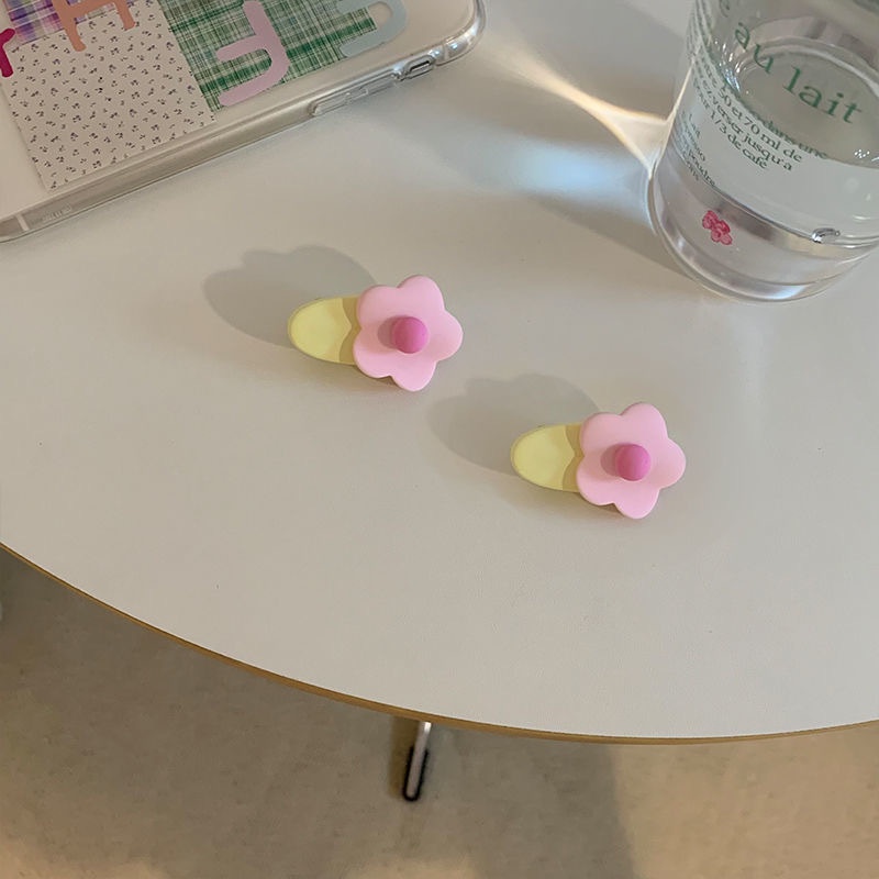 Kẹp Tóc Mái Vịt Hình Hoa Mùa Hè Cho Nữ