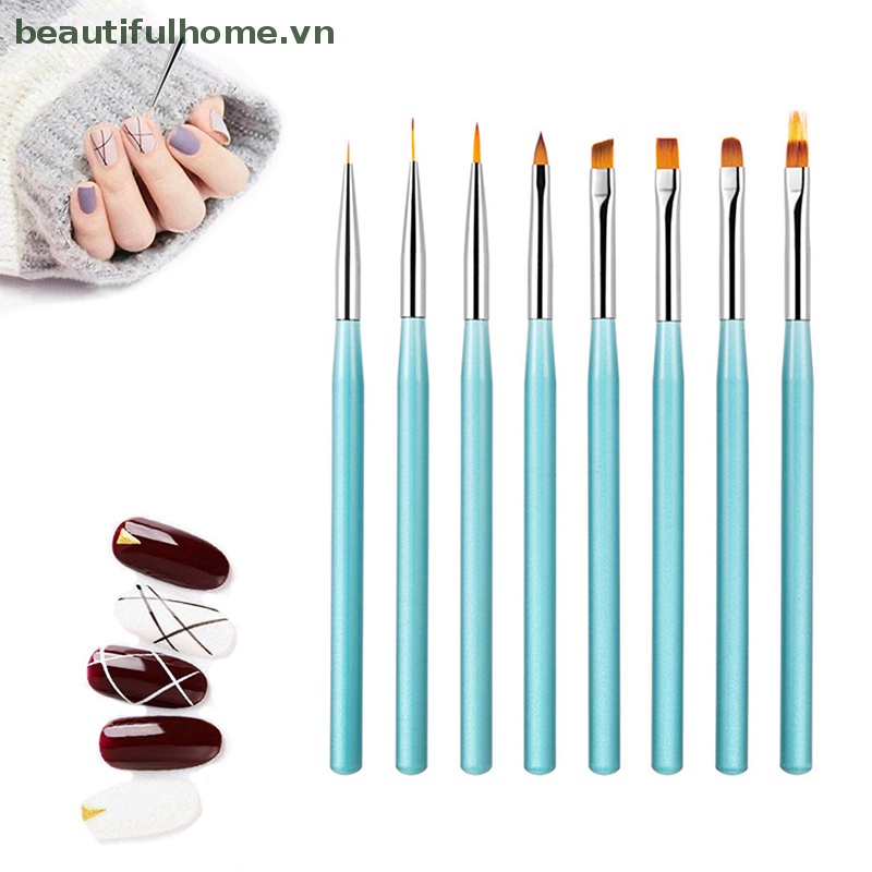 Cọ Vẽ Trang Trí Móng Tay Chuyên Nghiệp Với Đầu Cọ Bằng Acrylic