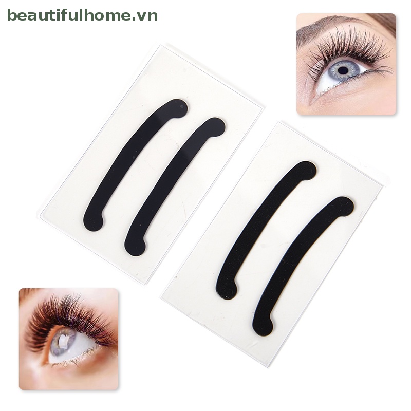 1 Cặp Đệm Silicone Uốn Cong Lông Mi Có Thể Tái Sử Dụng