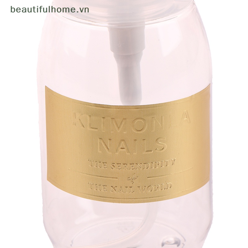 Bình Đựng Dung Dịch Tẩy Sơn Móng Tay Dạng Nhấn Bằng Nhựa