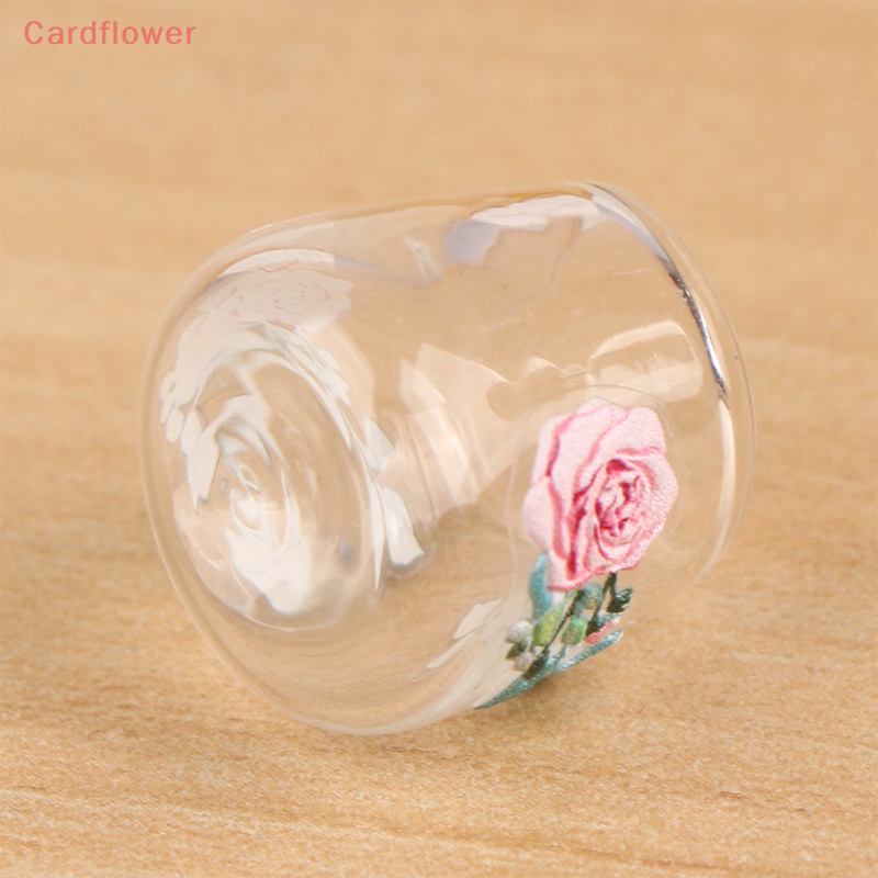 4 Ly Thủy Tinh Uống Nước Mini Trang Trí Nhà Búp Bê Mới