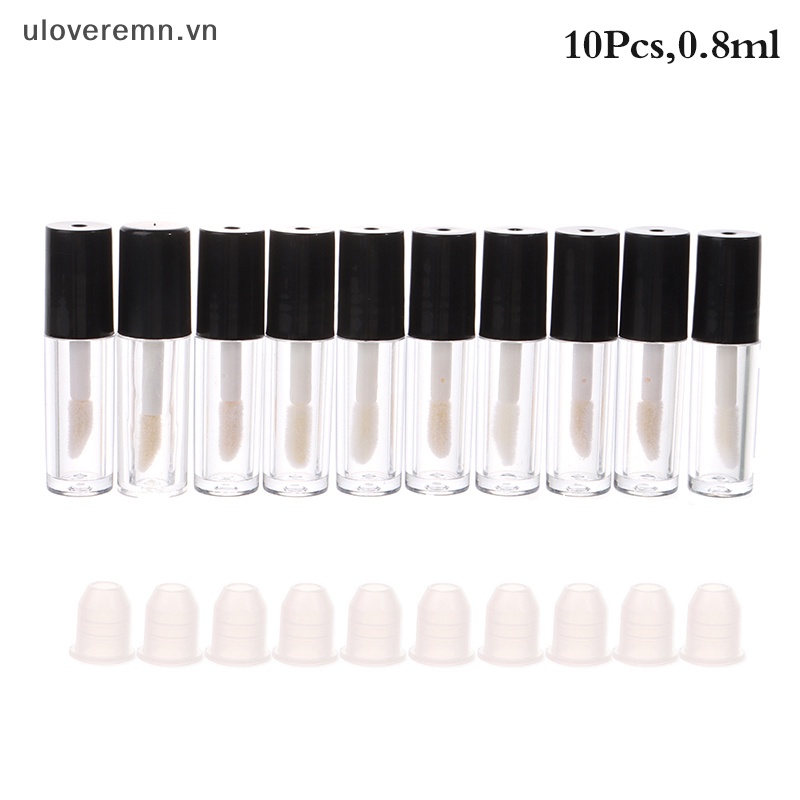 Set 10 Lọ Rỗng Trong Suốt Đựng Son Dưỡng Môi 0.8 / 1 / 1.5ML