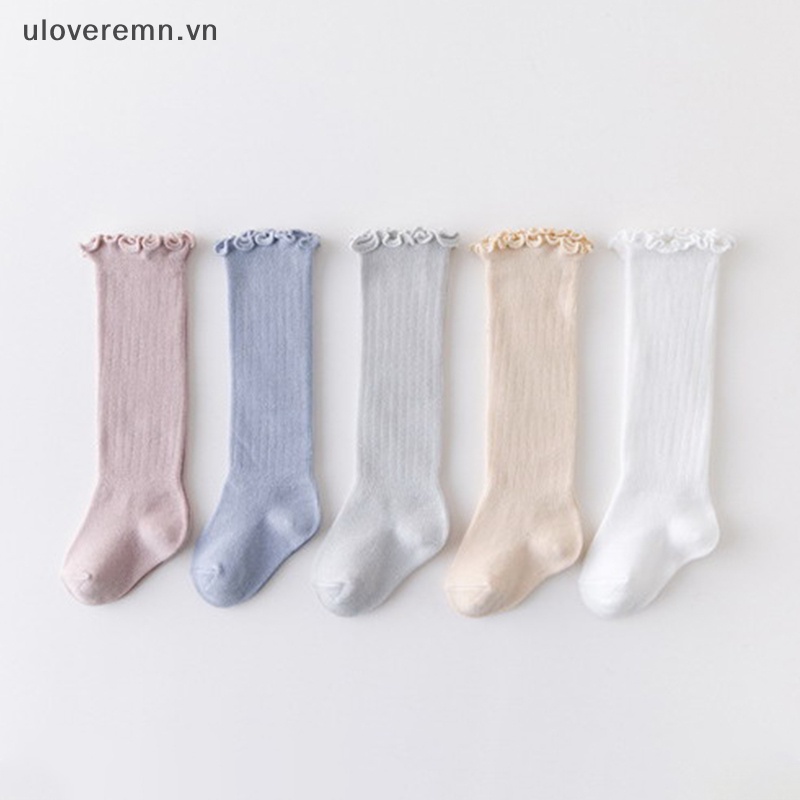1 Cặp Vớ Cotton Dày Giữ Ấm Chân Vào Mùa Thu Đông Cho Bé Sơ Sinh
