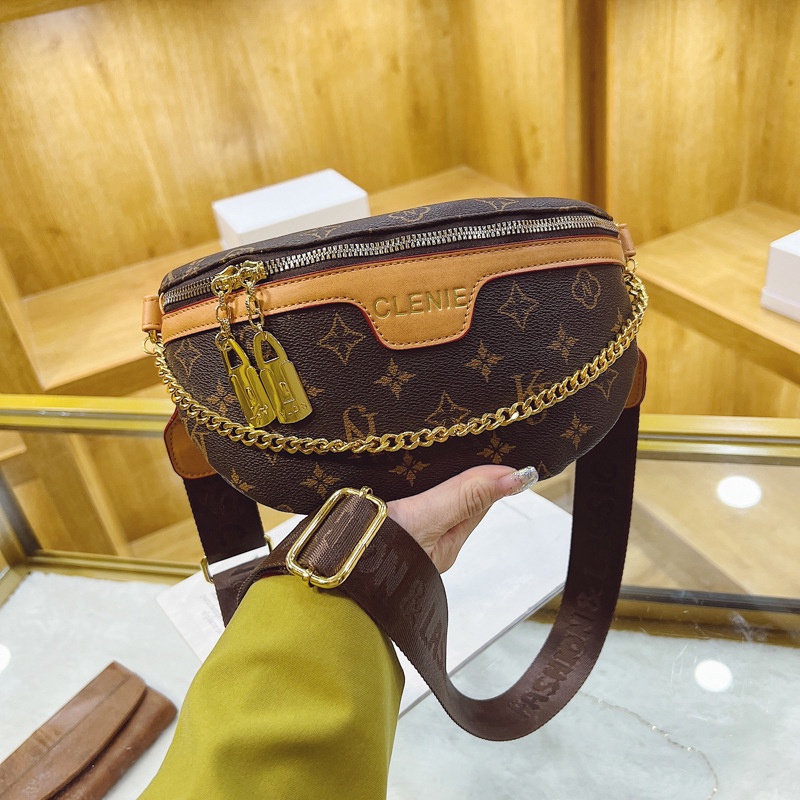 Túi Đeo Chéo Ngực Thời Trang Phong Cách retro niche Dành Cho Nữ