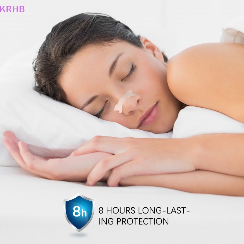 Set 10 Dải Dán Mũi Chống Ngáy Dễ Thở Tiện Dụng Mới