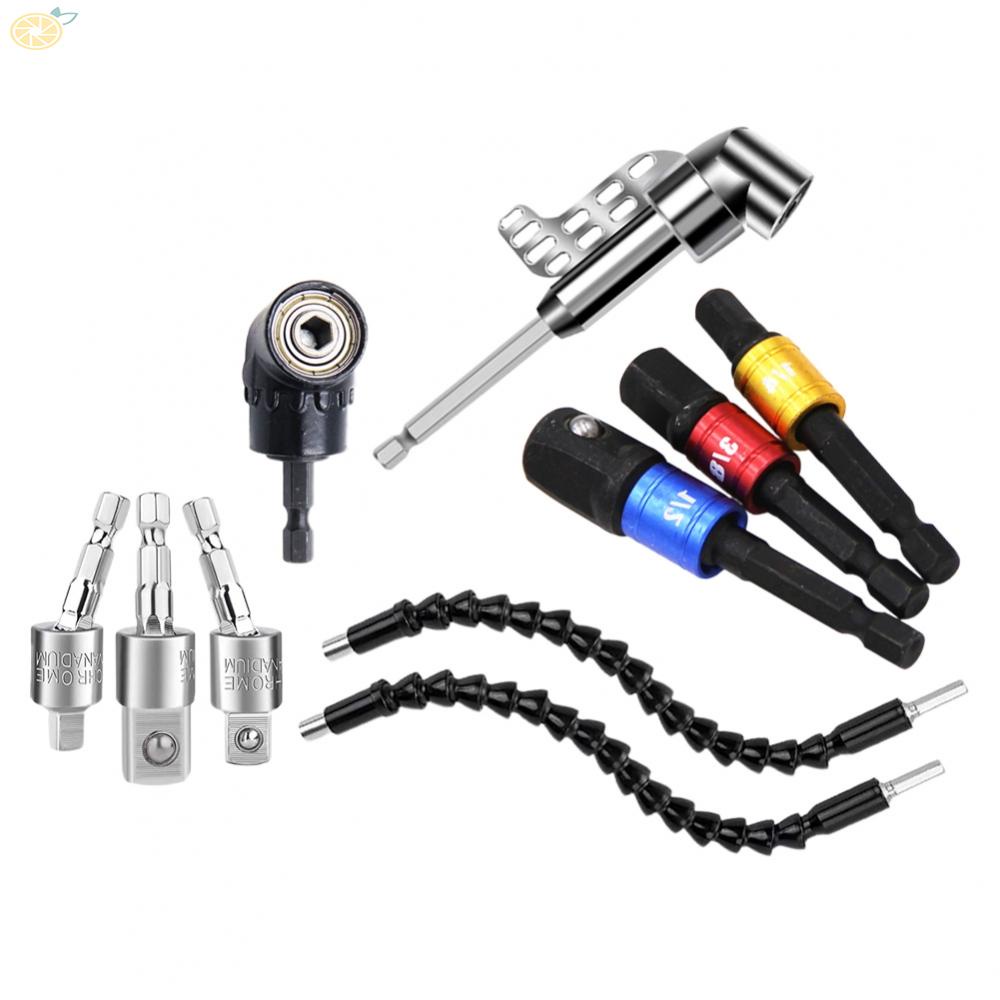 【VARSTR】Extension Bit Holder Right Angle 105° Durable Flexible Shaft Extension