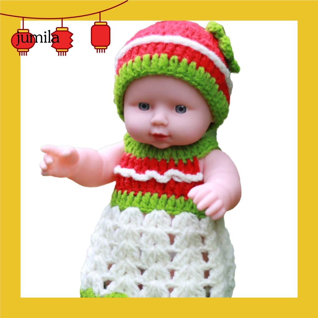 Búp Bê Sơ Sinh 30cm Kèm Quần Áo Dễ Thương Cho Bé Gái