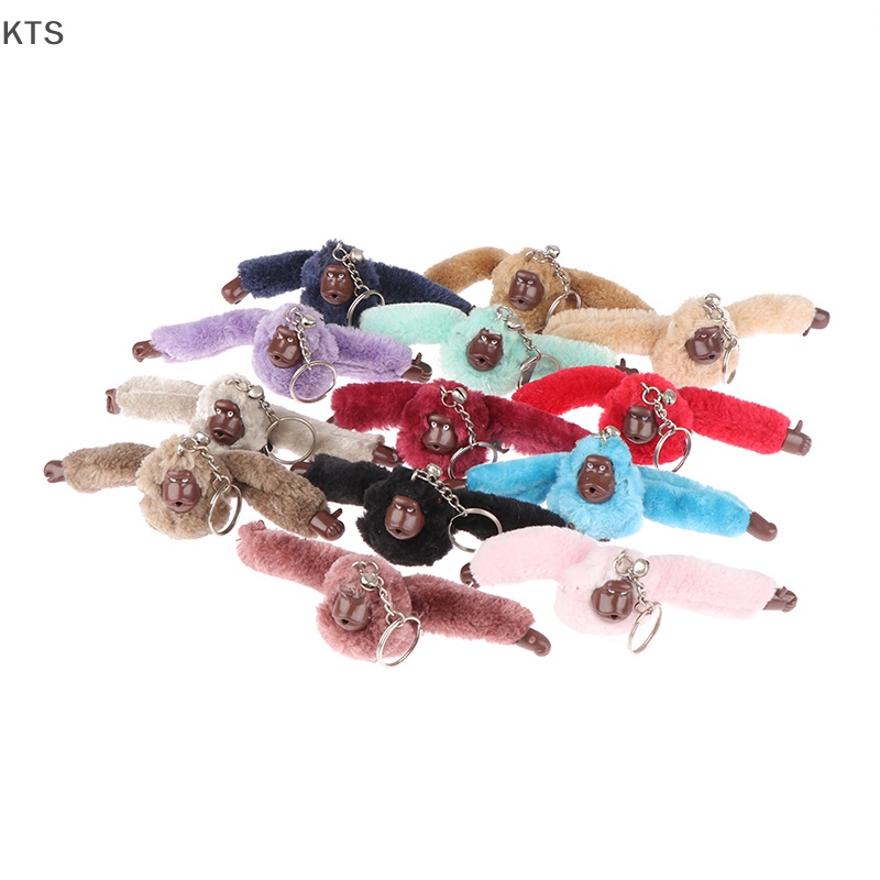 Móc Khóa Hình Khỉ Phối Lông Dễ Thương