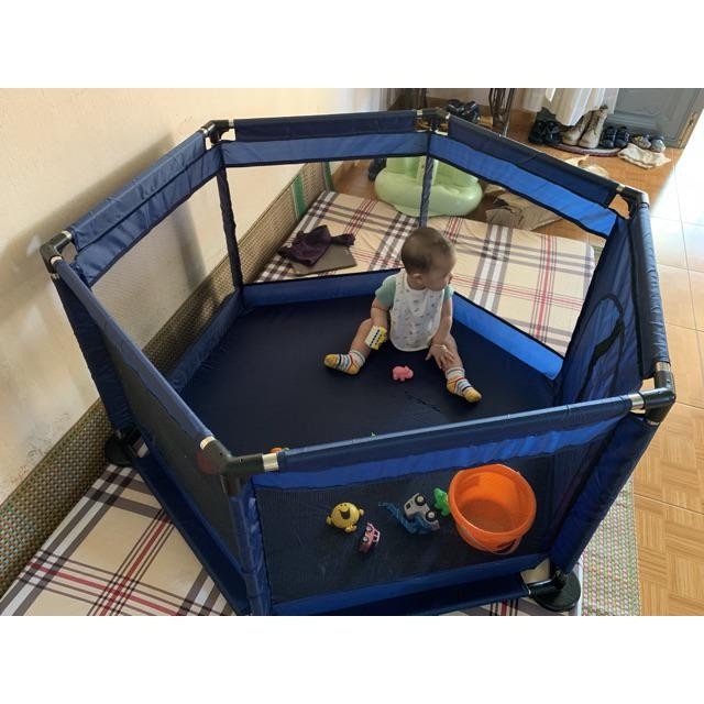 Quây Bóng Lục Giác Khung Inox + Tặng Kèm 10 Bóng Nhựa, Quây Banh Cho Bé