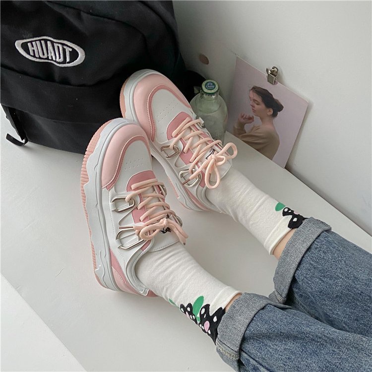 Giày Thể Thao Đế Dày Thời Trang Hàn Quốc Cho Nữ