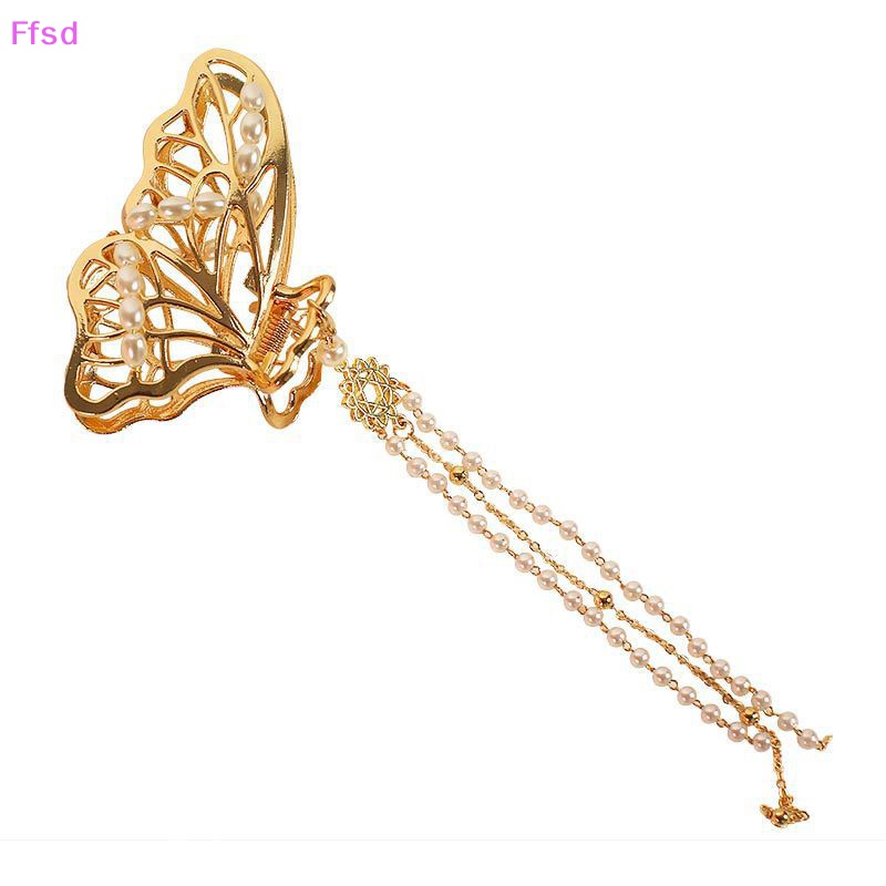 {Ffsd} Bộ Kẹp Tóc Kim Loại Hình Học Màu Vàng Thanh Lịch Cho Nữ * Hàng Bán Chạy