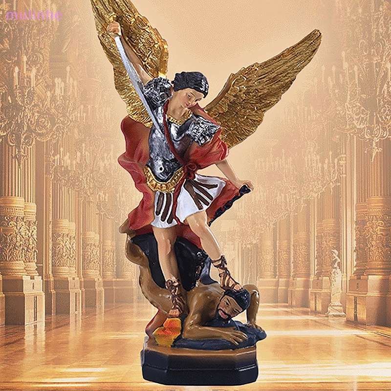 Mô Hình Tượng Công Giáo Điêu Khắc Michael Archangel St