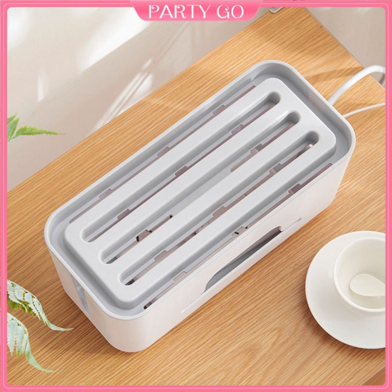 Hộp Nhựa Đựng Dây Cáp Gọn Gàng Tiện Lợi Cho Du Lịch