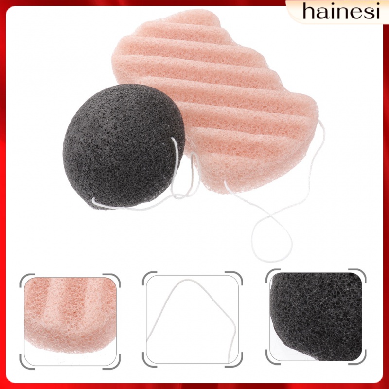 Set 2 Mút Tắm Rửa Mặt Làm Sạch Sâu Tiện Dụng