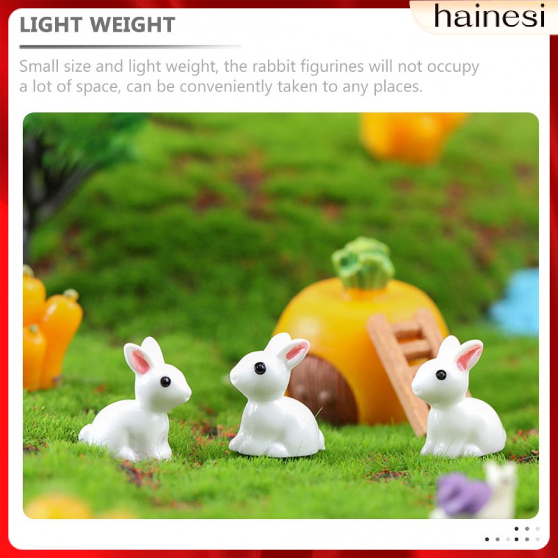 Set 40 Mô Hình Thỏ Mini Trang Trí Bánh Kem