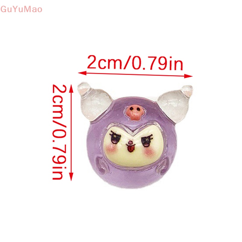 Bộ 2 Tượng Sanrio Mini Phát Sáng Dùng Trang Trí Tiểu Cảnh