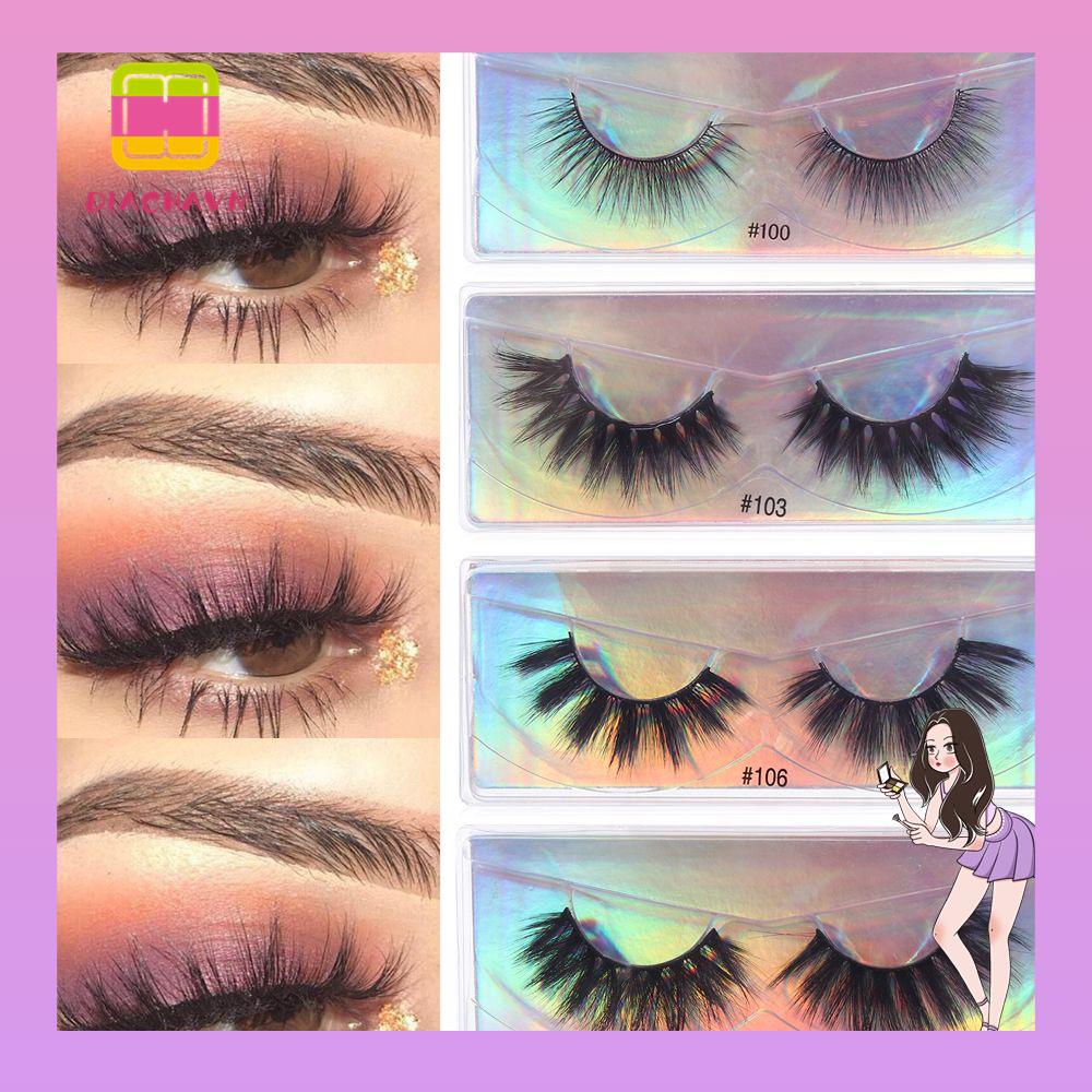 Lông Mi Giả Bằng Lông Chồn Siêu Nhẹ Trang Điểm Tự Nhiên