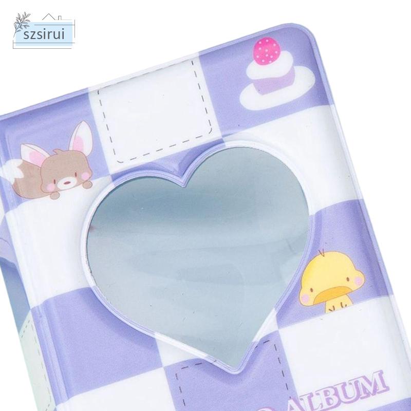 Album Đựng Thẻ 3 inch Họa Tiết Hoạt Hình Phong Cách Hàn Quốc
