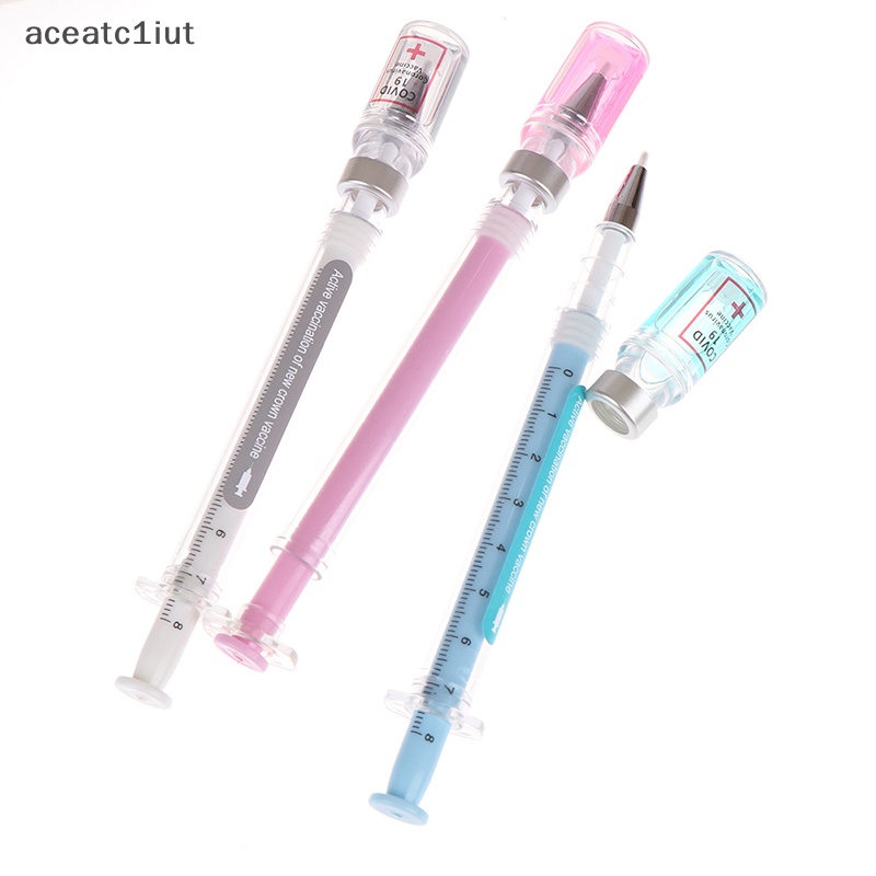 Ống tiêm hình dạng đặc biệt văn phòng phẩm dễ thương 0.5mm Văn Phòng TrườNg Học cung cấp Bút gel mới