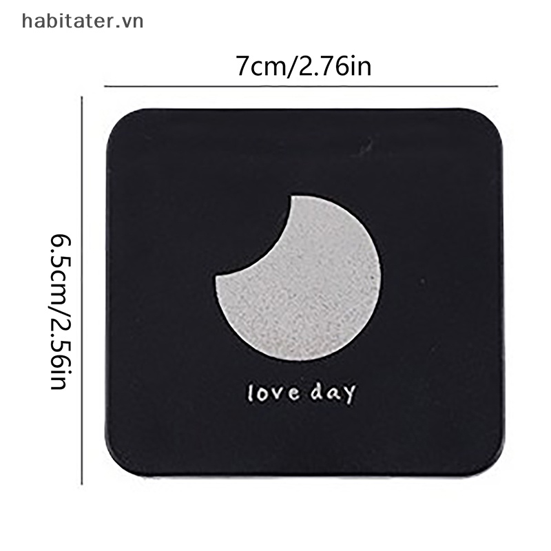 Gương Trang Điểm Mini Hình Vuông Gấp Gọn Tiện Dụng