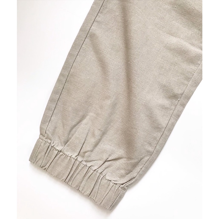 Quần  jogger linen nam