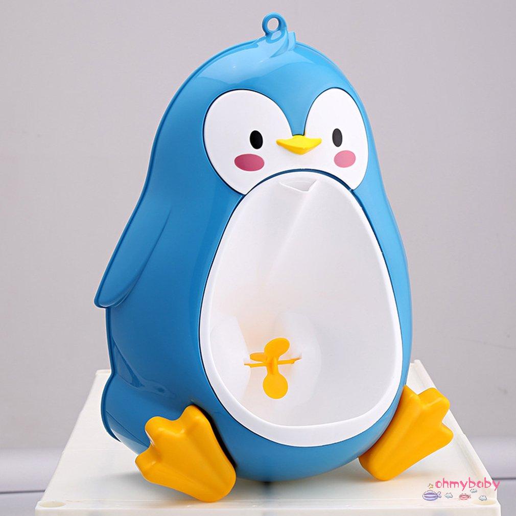 [InStock] Hoạt Hình Chim Cánh Cụt Dễ Thương Bô Tiểu Vệ Sinh Đứng Phòng Tắm Trẻ Em Đi Huấn Luyện Cho Bé Trai Từ 8 Tháng Đến 6 Tuổi [Z/7]