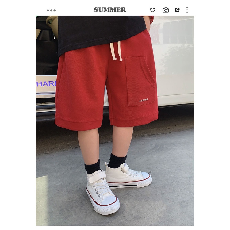 Quần Short Thể Thao Mùa Hè Phong Cách Mới 2023 Phong Cách Nhật Bản Cho Bé Trai