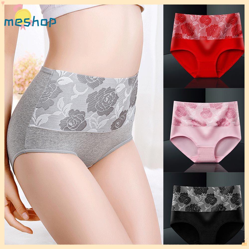 Quần Lót Ren Lưng Cao Mềm Mại Thoáng Khí Quyến Rũ Cho Nữ