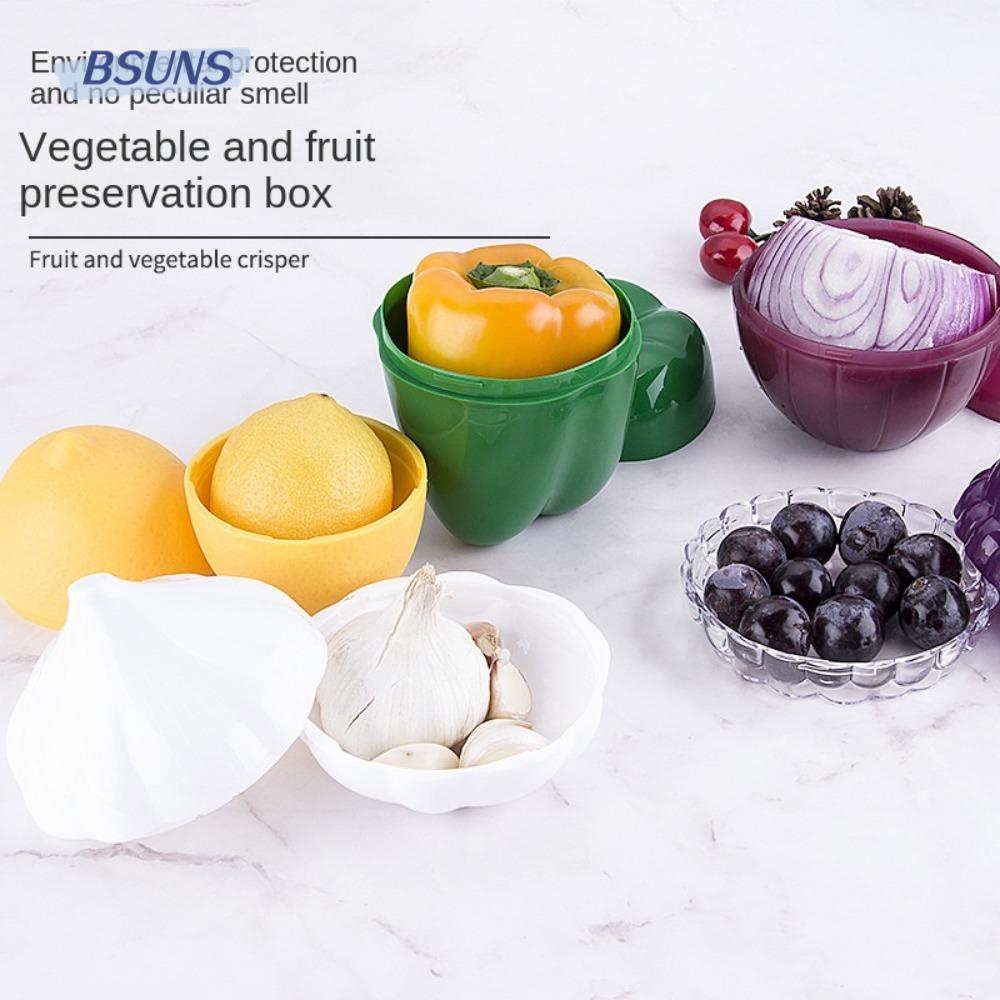 Hộp Bảo Quản Tỏi / Rau Củ Quả Có Nắp Đậy Tiện Dụng Cho Nhà Bếp