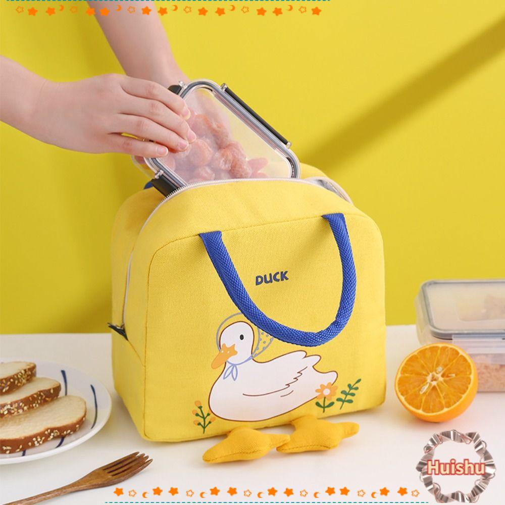 Túi Giữ Nhiệt Đựng Hộp Cơm Trưa Thiết Kế Nhỏ Gọn Tiện Dụng Mang Theo Du Lịch /