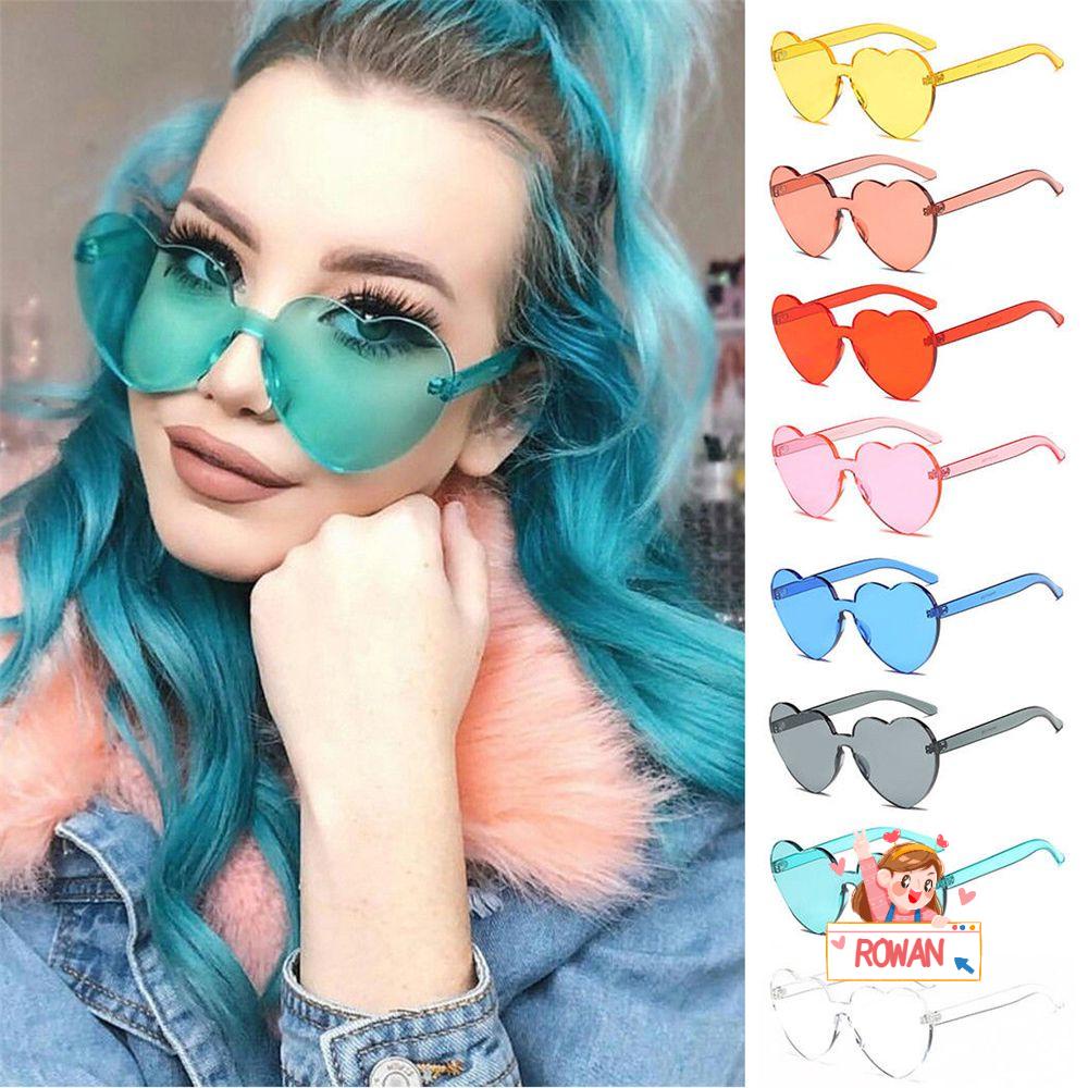 Kính Mát Gọng Hình Trái Tim Thời Trang Cho Nữ