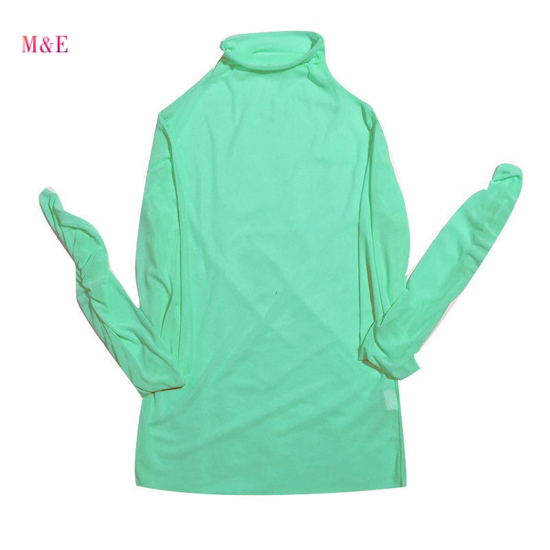 M &amp; E Áo Thun Tay Dài Chống Nắng Mùa Hè 2023 Bằng Lụa Lạnh Nhiều Lớp Màu Kẹo Phong Cách Hyuna Phong Cách Mới Cho Nữ 2023