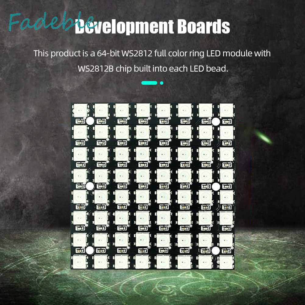 Bảng Mạch Phát Triển WS2812 64-bit 5050 RGB LED Đủ Màu