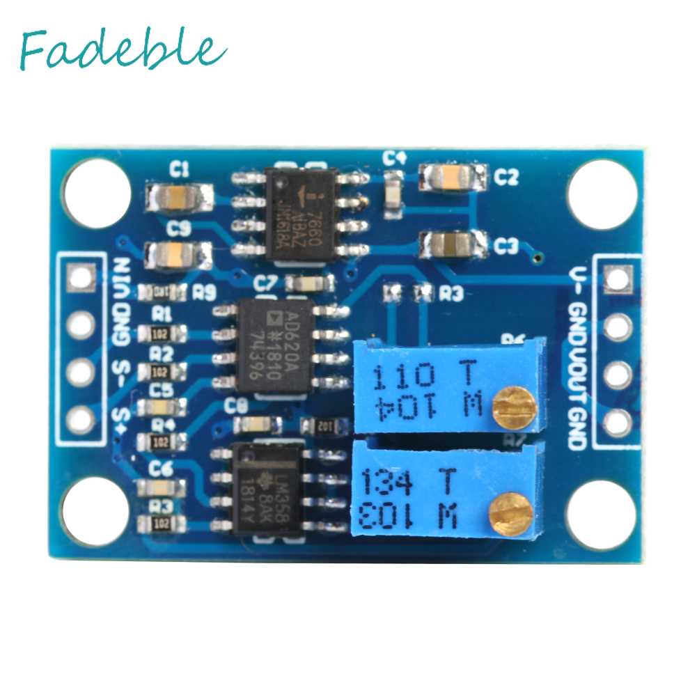 Bảng Mạch Khuếch Đại Tín Hiệu Điện Áp AD620 uV mV