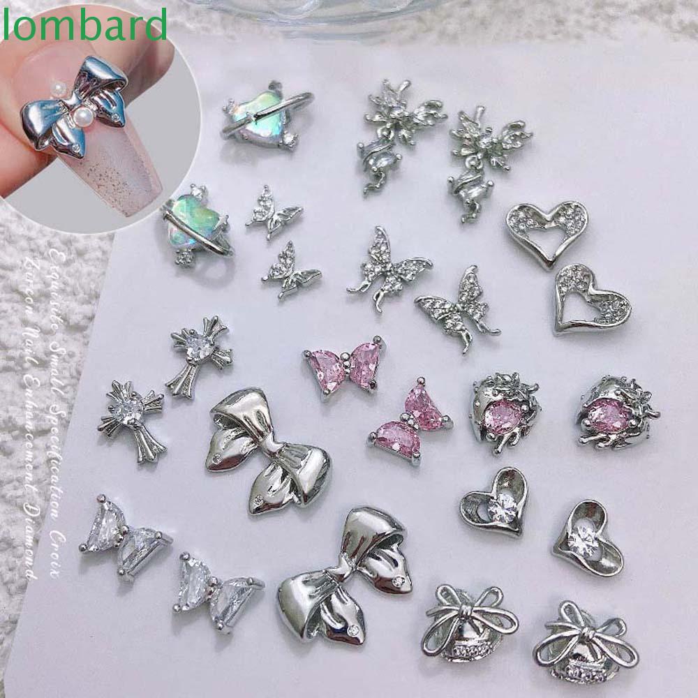 Phụ Kiện Trang Trí Móng Tay Nghệ Thuật Hình Thánh Giá Trái Tim Sang Trọng