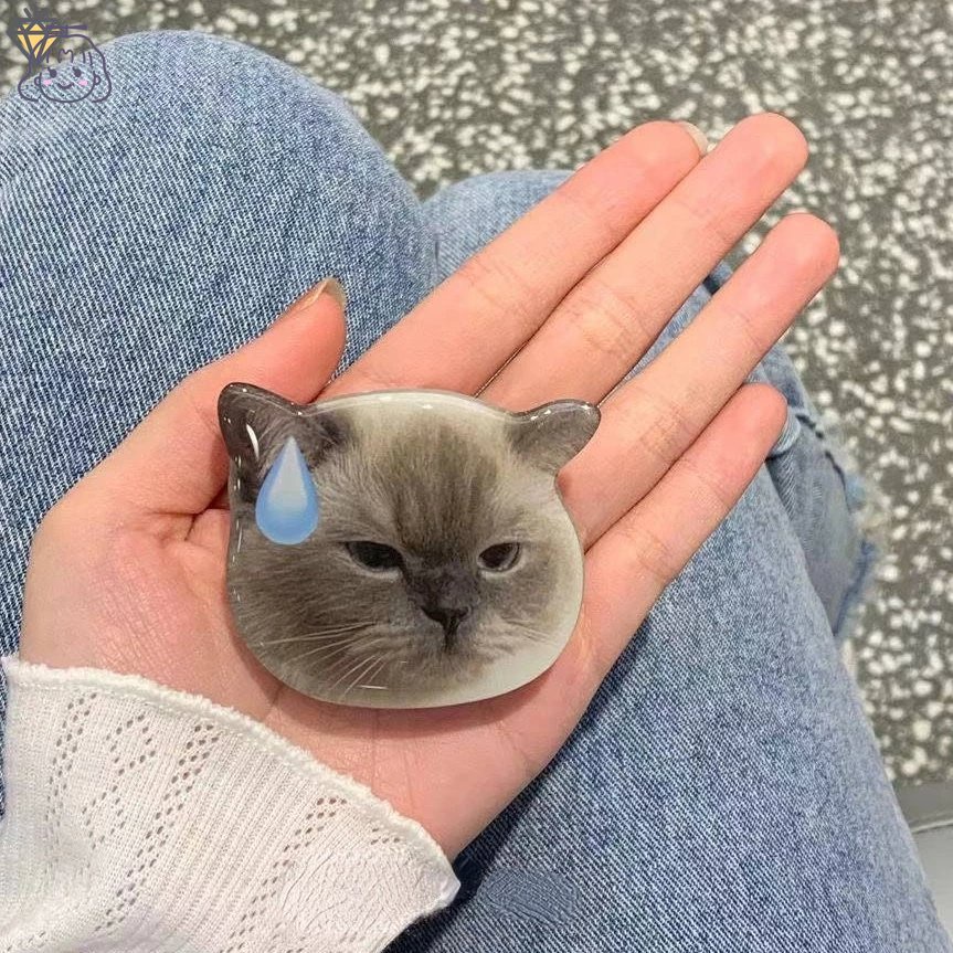 Giá Đỡ Điện Thoại Hình Mèo 3D Dễ Thương