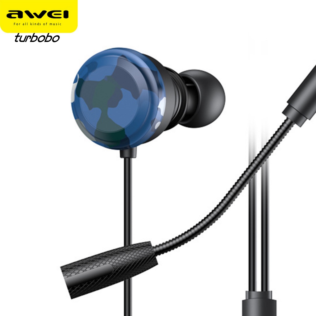 Tai Nghe Nhét Tai Có Dây Ububo AWEI L6 Âm Thanh HiFi Sống Động Kèm Mic Cho Điện Thoại