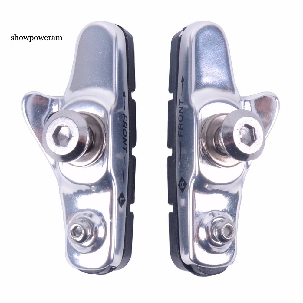 1 Cặp Má Phanh Cao Su Nhôm Thay Thế Cho Xe Đạp