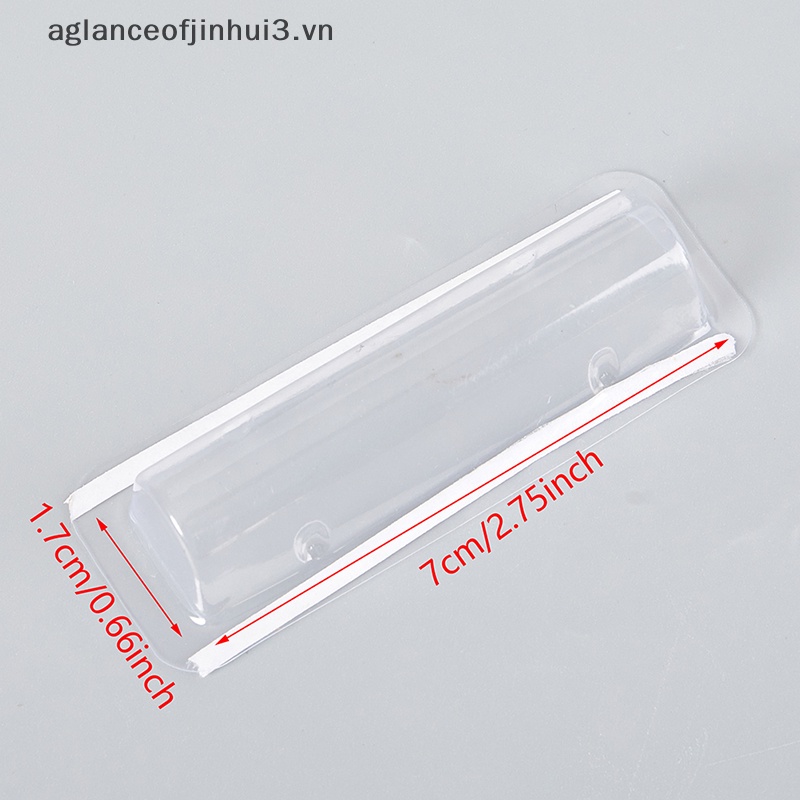 Set 10 / 50 Giá Đỡ Son Môi Bằng Nhựa Trong Suốt Hình Chữ Nhật Chống Thấm Nước