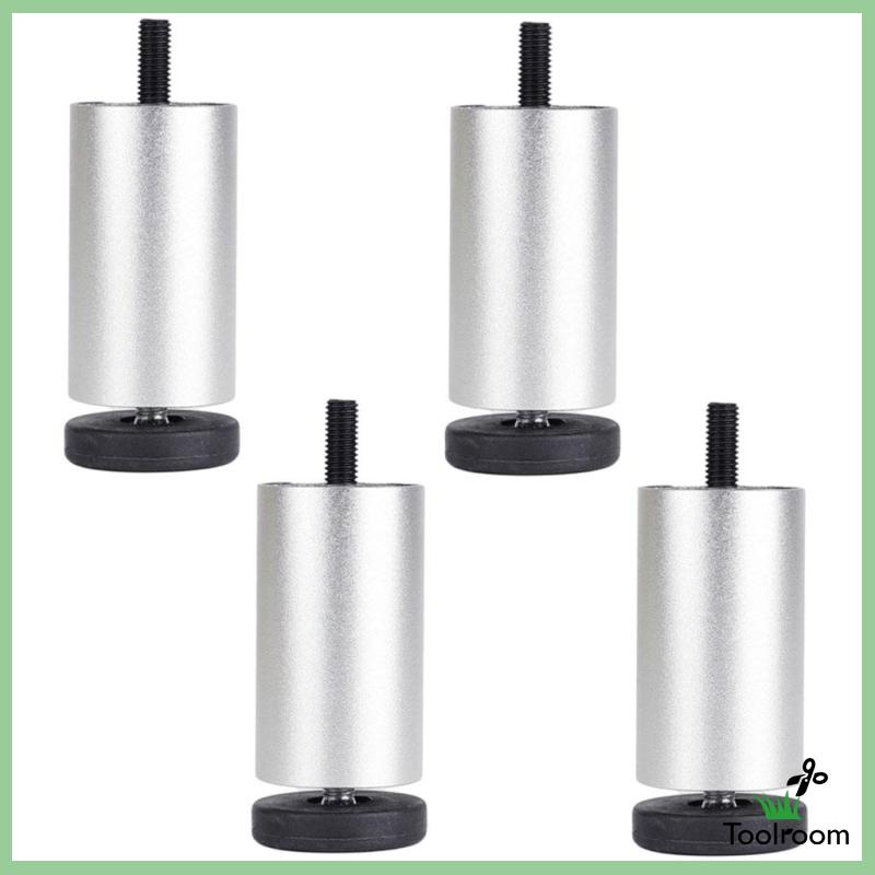 Set 4 Chân Đứng Bằng Hợp Kim Nhôm Cho Ghế Sofa / Tủ TV