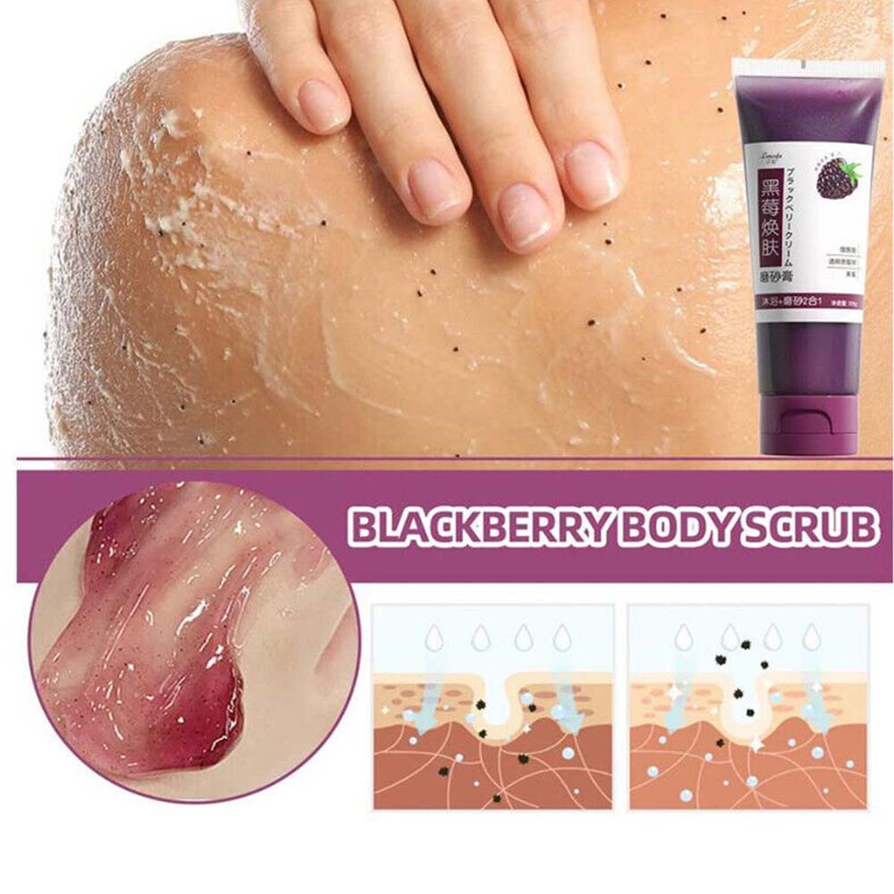 Kem Tẩy Tế Bào Chết Toàn Thân Chiết Xuất Quả Mọng Đen Niacinamide