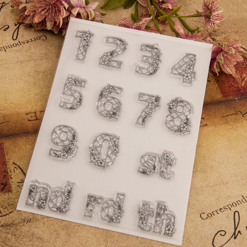 Va Tem Đóng Dấu Trong Suốt Bằng TPR DIY Trang Trí Album Sổ Lưu Niệm