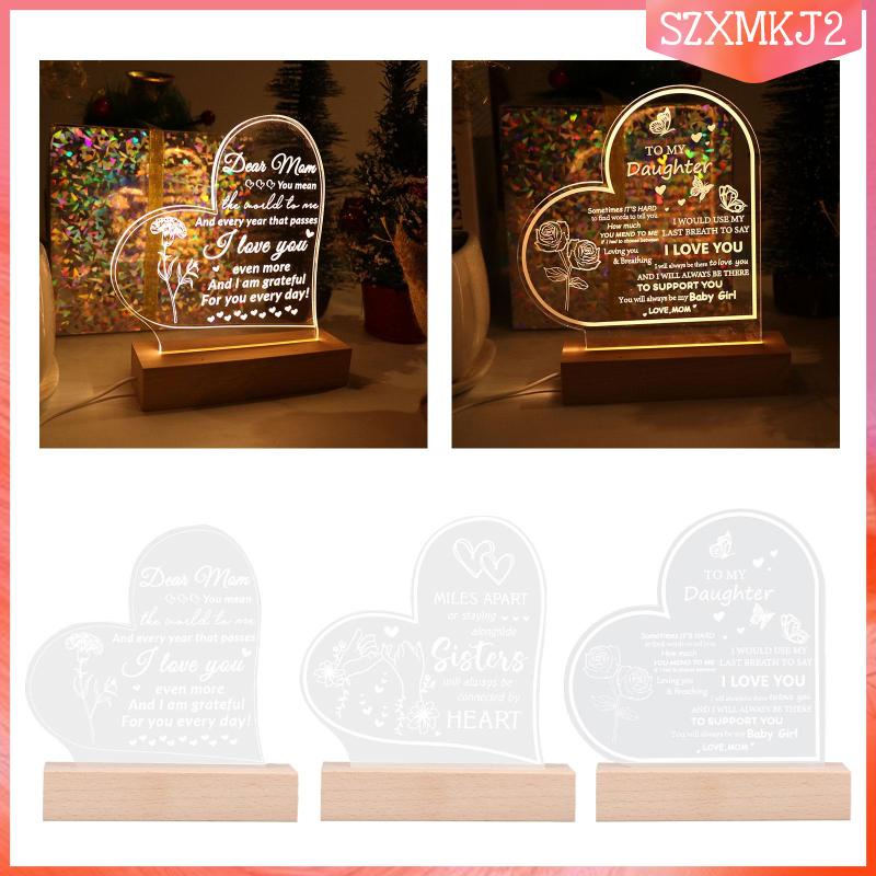 Đèn LED 3D szxmkj2 Thiết Kế Hiện Đại Bằng Acrylic