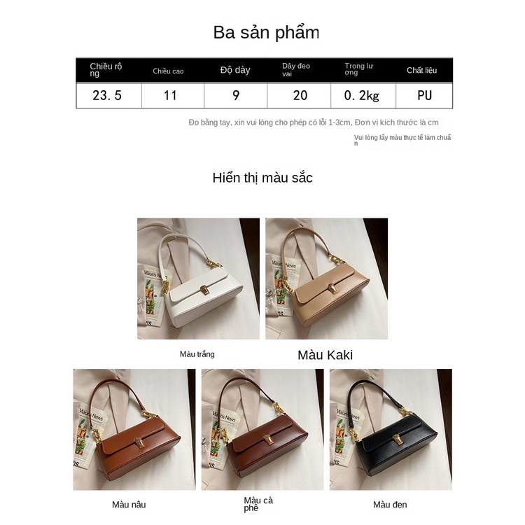 Túi Xách Da Dây Đeo Xích Phong Cách Hàn Quốc